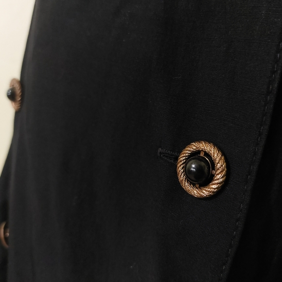 All That Jazz Vintage 80s Retro Sheer Floral Short Sleeve Blazer Jacket Womens - Picture 4 of 12